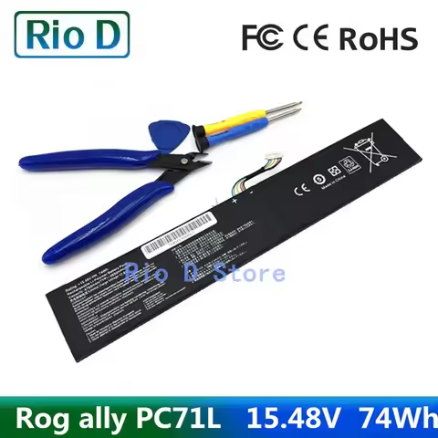 C41N2208 Battery For ASUS ROG ALLY Gaming Handheld series of RC71L/PC71L Expand high capacity of 74W