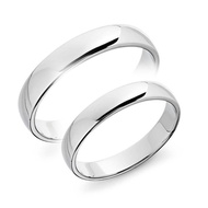 Cincin Tunangan Perak 925 Sterling Platinum Couple Pasangan Kawin -