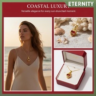 ETERNITY Brass Charm Pendant Ex Voto Heart Red Cubic Zirconia For DIY Nelace Keychains Jewelry Makin