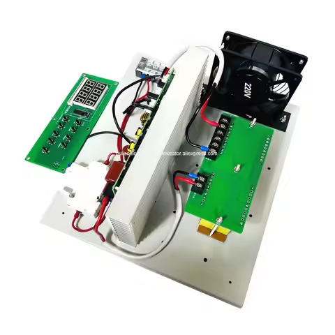 1500W Ultrasonic Circuit Generator Unit for Car DPF PCB Board Metal Mould Ultrasound Cleaning System