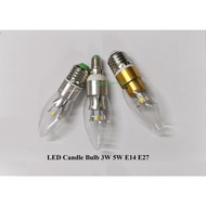 LED Candle Bulb 3W 5W E14 E27