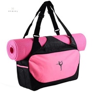 Yoga Bag,Travel Large Capacity Yoga Mat Backpack,Gym Bag,Pink