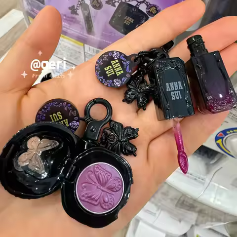 Authentic Japanese TOYS SPIRITS ANNA SUI Makeup Charm Gashapon Mini Cosmetics Pendant Keychain Bag D
