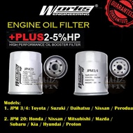 Works Engineering Engine Oil Filter JPM20 JPM3/4 Toyota Honda Mazda Mit Mazda Nissan Daihatsu Perodua Proton