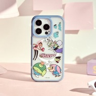 飛天小女警壞蛋聯盟極光霧透MagSafe iPhone手機殼