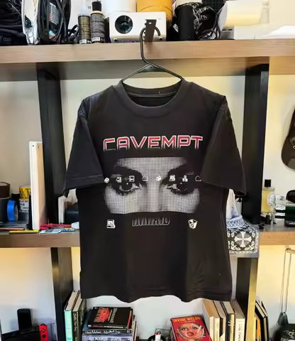 Cav Empt Desktop Eyes Tee New Spring/Summer Arrivals Regular Men Women American Street