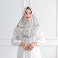 Kerudung Instan Bergo / Hijab Motif Bergo Elisa / Bahan Jersey