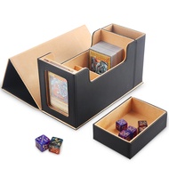 MTG Deck Box with Magnetic Dice Tray 2 Dices Magic the Gathering Commander Deck Box MTG Collectible 