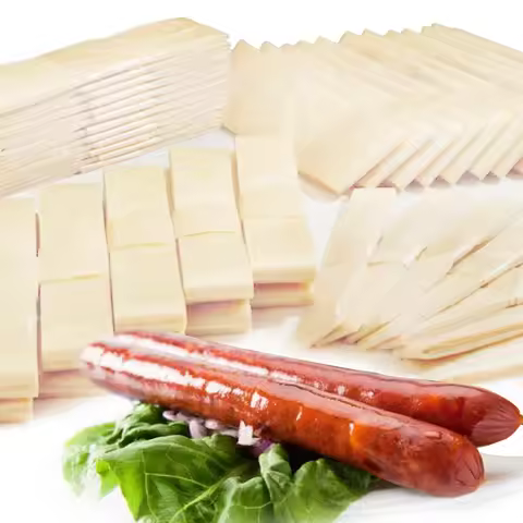 10PCs/Lot Casing for Sausage 6*50cm Dry Shell for Sausages Casing Salami Casing Filler Set Sausage P