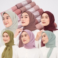 Bella Square Polycotton Square Hijab Premium Candy Plain Square Hijab Wholesale Special 8.8