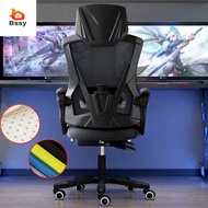 เก้าอี้สำนักงาน พนักพิงปรับระดับได้ เก้าอี้ เก้าอี้ทำงาน เก้าอี้คอม เก้าอี้เกมมิ่ง นอนลงนอน นุ่มสบาย เก้าอี้ออฟฟิศ gaming ergonomic office chair1