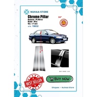 Proton Wira 4pcs Chrome Pillar