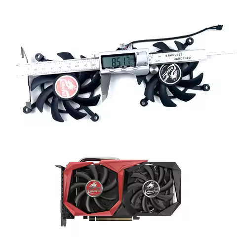 NEW Cooling Fan 85MM 4PIN RTX2060 2060TI GPU FAN For COLORFUL GTX1660 1650 1660Ti 1660 Super Graphic