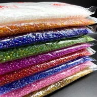 2mm / 3mm / 4mm 450g colored glossy Czech glass beads