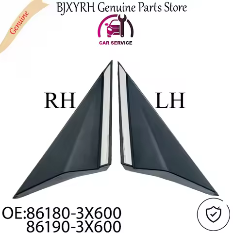 861803X600 861903X600 Front Window Triangle Trim LH or RH Side Available for Hyundai Elantra MD 2011