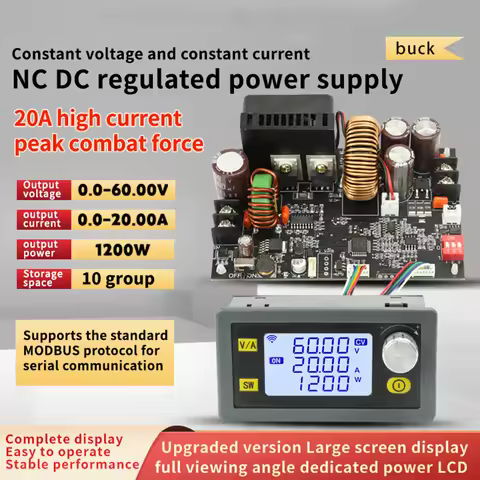 XY6020L Numerical Control DC 6-70V Step Down Stabilized Power Supply Constant Voltage Current Buck C