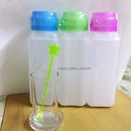 (1แพ็ค3ชิ้น) ขวดน้ำพลาสติก กระบอกน้ำพลาสติก ขวดน้ำ กระบอกน้ำ ขนาด 600 ML.