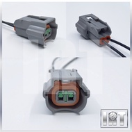 2 Pin Fuel Injector Socket Mivec CK Mitsubishi Kia Hyundai Trajet Naza Citra Engine Soket Connector 