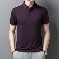 WZHZJ Fashion Polo Shirt for Man Short Sleeve Casual Summer Cool T Shirt Men Clothing Streetwear Male Polo Shirt (Color : B, Size : M code)