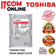 TOSHIBA P300 1TB 2TB 3TB 4TB 5400RPM 7200RPM 64MB 128MB SATA III DESKTOP HDD