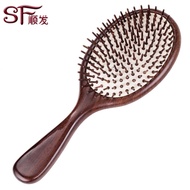 Black Ebony Wood Brush Comb Cushion Massage Health Care Airbag Wooden Comb QS15 High-end Ebony Comb
