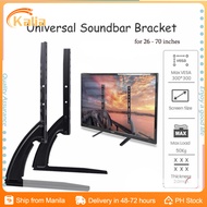 Universal Flat Screen TV Stand Holder Base for TV 32 inches 40 inches 42 inches 43 inches 50 inches 55 65 70 inches TV Hard Metal Television Stand 3 Height Levels Adjustable Holder TV Mount Stand Base Support Weight 25KG for 26-43 inch TV/40-70 inch TV