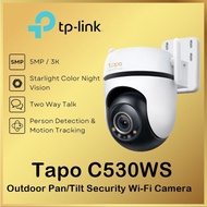 Tapo C530WS 3K 5MP Outdoor Pan/Tilt Security Wi-Fi Camera Starlight Color Night Vision Two-Way Audio