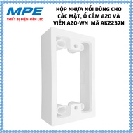Floating plastic box for sides, A20 socket and A20-WN border Dimensions 120x72x34mm code AK2237N MPE