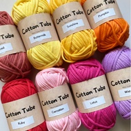 Catcraft Cotton Tube Mini Tube Worsted Weight Yarn for Amigurumi 50g Crochet Yarn