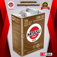 MITASU MOTOR OIL SN 5W-30 Synthetic Blended Engine Oil 4L (100% Original JAPAN)