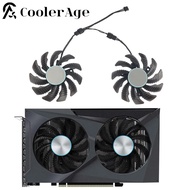 Video Card Cooler Fan For Gigabyte RX 6400 6500 EAGLE 75MM PLD08010S12HH RX6400 RX6500 Graphics Card