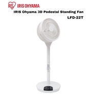 IRIS Ohyama 3D Pedestal Standing Fan (DC-motor), LFD-22T, 54cm-89.5cm, White