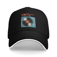 Retro Vinyl Records Turntable Dj Music Inspire Customized Baseball Cap