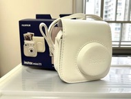 (全新）Fujifilm Instax mini 11 camera case (Ice-white) 即影即有相機套