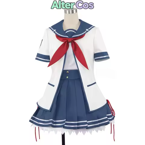 Aokana Four Rhythm Across the Blue Asuka Kurashina Kunahama Academy School Uniform Cosplay Costume F