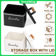 Dryer Sheet Holder with Lid Metal Laundry Dryer Sheet Holder Large Capacity Dryer Sheet Container Di