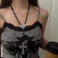 สร้อยคอ Pentagram กลมวินเทจ Y2K เหมาะสำหรับของขวัญปาร์ตี้