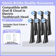 OralB Compatible Electric Toothbrush Heads Deep Cleaning Nylon Bristles Medium Hardness for Io Serie