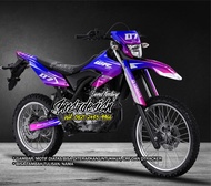 STIKER WR 155 BIRU PINK, DECAL WR 155. DECAL WR 155 BIRU, SIKER WR 155