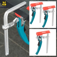 Ratchet Track Clamp Metal Track Saw Clamps Easy Locking Guide Rail Clamp Quick Release T Slot Clamp 
