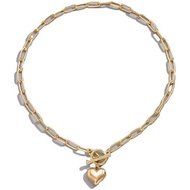 Necklace Women Heart Statement Love Toggле Dainty Chain Fashion Pewter Charms Jewellery