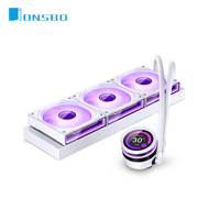 JONSBO 喬思伯 TF2-360 白 (360mm/2.1″LCD水冷頭/無風扇裸排/六年保固/漏液損壞賠償)