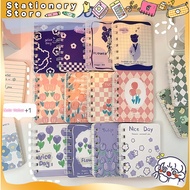 4PCS A7 Cute Mini Spiral Notebook Cartoon Notepad Coil Book for School Office Stationery Supplies