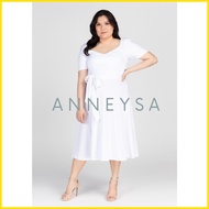 ☌ ❏ ♕ FILIPINIANA MIDI PLUS SIZE *no mask* neoprene formal gown dress wedding kasal debut ninang