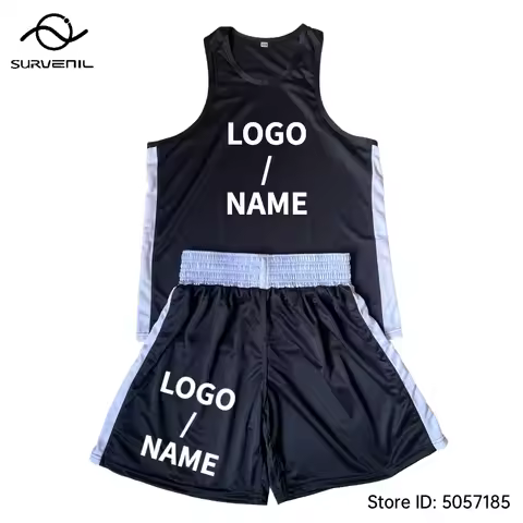 Boxing Shorts and Vest Muay Thai Shorts Men Women Kids Custom Logo Sanda Wushu Uniform Martial Arts 