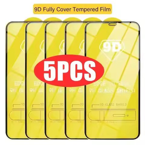 1-5Pcs 9D Tempered Glass For Xiaomi Mi 14 13 12 Lite 11 10 10T 11T 12T 13T Pro Poco X6 X5 X4 X3 F4 F