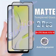 ZTE Blade A76 4G Full Cover Matte Tempered Glass For ZTE Blade A76 BladeA76 4G 5G 2025 Anti-Fingerpr