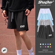 [SHATTER] Sports Shorts Men Large Size 3X3 American Basketball Pants Women Quick-Drying Breathable M
