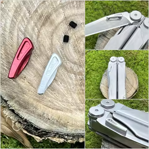 Custom made Aluminum Alloy Thumb Grip Easy open Button For Leatherman Wave CNC DIY Accessories