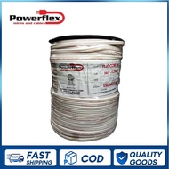 Powerflex Flat Cord 16/2 18/2 22/2 Electrical Wire 150M Per Roll Cable Wire White/Black